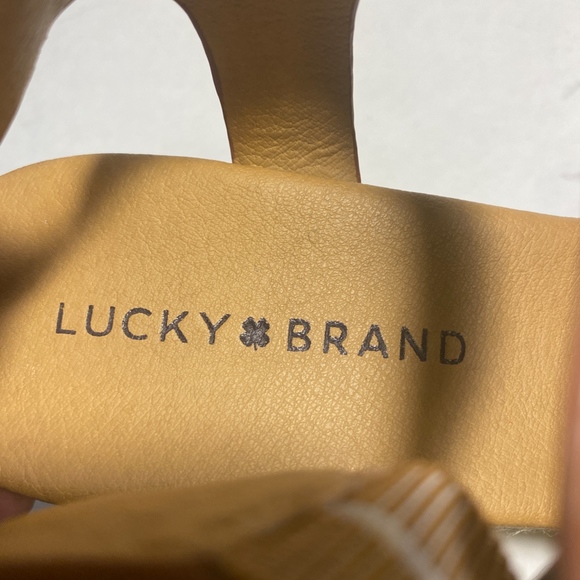 Lucky Brand wedge braided rope heels, size 8.5M. - Picture 2 of 6